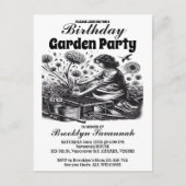 ガーデン パーティーのご招待 Gentle Hand Garden Party ポストカード (正面)