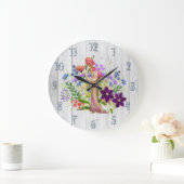 ガーデン·フェアリー ラージ壁時計 (ホーム)