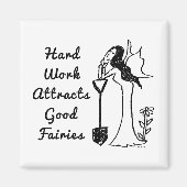 ガーデン・フェアリー:懸命の仕事は良い妖精を引き付ける マグネット (正面)