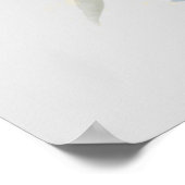 ガーデン・フラワーズ結婚のウェルカム・ポスター ポスター (角)