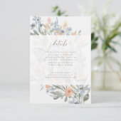 ガーデン フラワーズ 詳細 挿入 RSVP カード (スタンド正面)