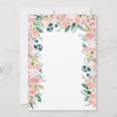 ガーデン フラワーティーパーティー招待状 招待状 (裏面)