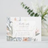 ガーデン フローリッシュ 封筒カード 出欠カード (スタンド正面)