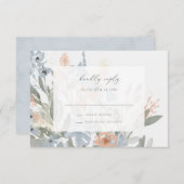 ガーデン フローリッシュ 封筒カード 出欠カード (正面/裏面)