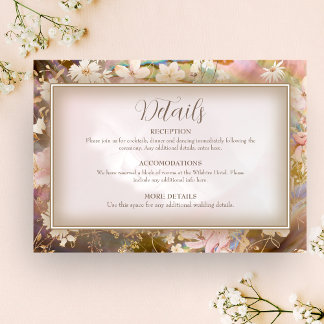 ガーデン ブルームズ ウェディング エンクロージャーカード