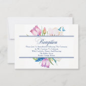 ガーデン ブーケ レセプション 招待状 (正面)