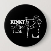 ガーデン・ホースのTシャツとしてねじれた 缶バッジ (正面)