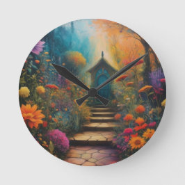 ガーデン ラウンド壁時計