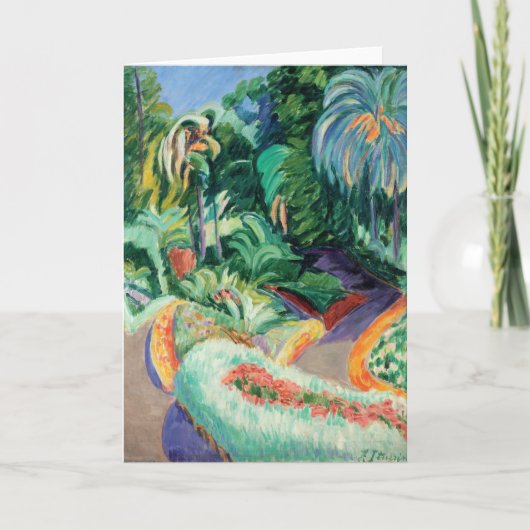 ガーデン | Francisco Iturrino カード (正面)