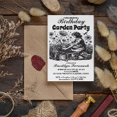 ガーデン gentるハンド ガーデンパーティー招待状 ポストカード