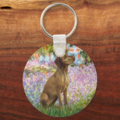 ガーデン – Vizsla 1 キーホルダー (正面)