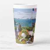 ガーデンat Sainte-Adresse, 1867 Claude Monet カフェラテマグ (正面)