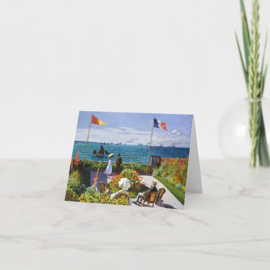 ガーデンat Sainte-Adresse, 1867 Claude Monet カード (正面)