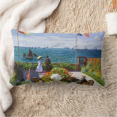 ガーデンat Sainte-Adresse, 1867 Claude Monet ランバークッション (ブランケット)