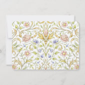 ガーデンRSVPカー結婚ド 招待状 (裏面)