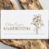 ガーデ地球に優しン気にンとエコのフレンドリー実践 名刺