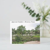 ガーデ日本のンズ – ヒューストン、テキサス州 – はがき (スタンド正面)