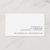 ガーデ日本のンバンブー 名刺 (裏面)