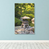 ガーデ日本のン キャンバスプリント (インサイチュ (ウッドフロア))