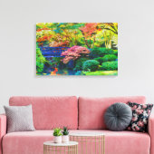 ガーデ日本のン キャンバスプリント (インサイチュ (リビング))