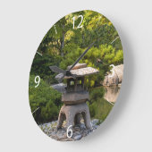 ガーデ日本のン ラージ壁時計 (傾斜)