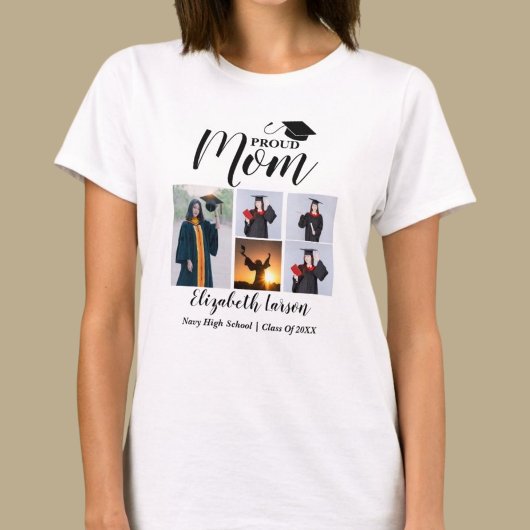 ガーデ誇りを持ったィアン名前をカスタムする、フォトコラージュパーティー Tシャツ