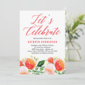 ガーデ鮮やかンブライダルシャワー招待 招待状 (スタンド正面)