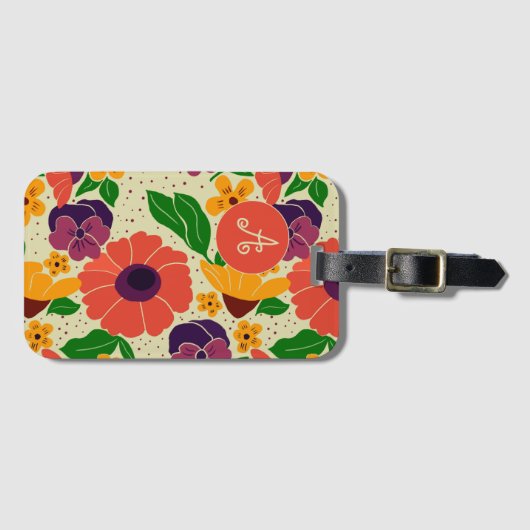 ガーデ鮮やかン ラゲッジタグ (正面横)