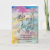 ガートルードスタ違うイン&オルダー引用文カ空白のード カード (正面)