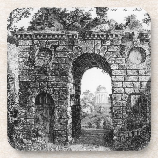 「ガードからのKewの庭の真中の台なし、 コースター (正面)