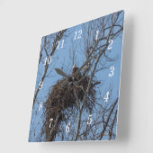 ガードイーグル壁時計 スクエア壁時計 (傾斜)