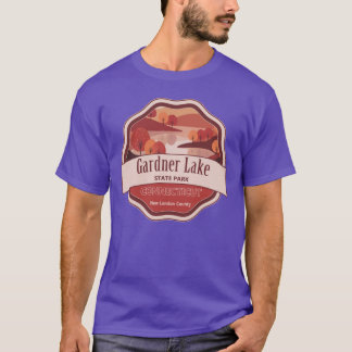 ガードナー湖州立公園 ニュー・ロンドン郡 コネチカット州 Tシャツ
