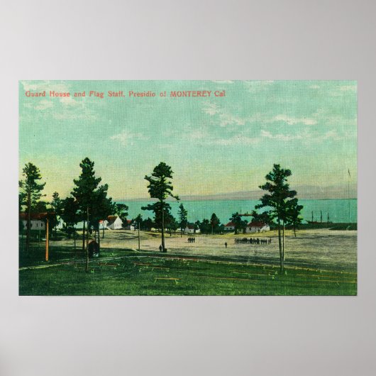 ガードハウス、フラッグスタッフビューでプレシディオ ポスター (正面)