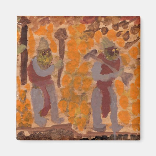 ガードマン?ミュージシャン?誰が知ってる? マグネット (正面)