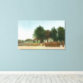 ガード山の表示 キャンバスプリント (インサイチュ (ウッドフロア))