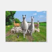 『ガード・ラマ』  ドアマット (正面)