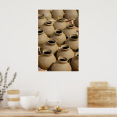 ガーナのアシャンティ地方の陶器村 ポスター (キッチン)