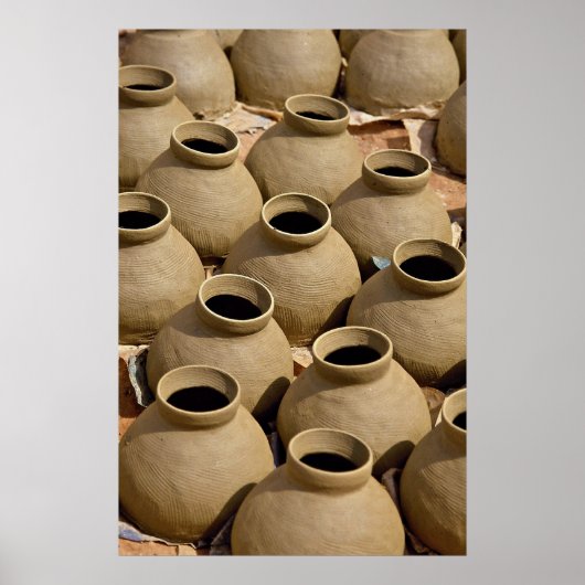 ガーナのアシャンティ地方の陶器村 ポスター (正面)