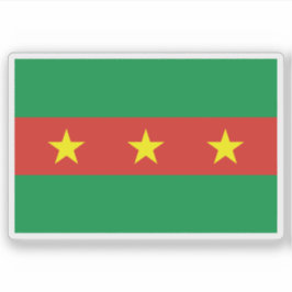 ガーナのエ族国旗 シール