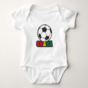 ガーナのサッカー ベビーボディスーツ