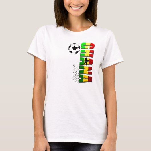 ガーナのサッカー Tシャツ (正面)