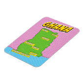 ガーナの地図 マグネット (左側)