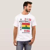 ガーナカスタムサッカー2026年 Tシャツ (正面フル)