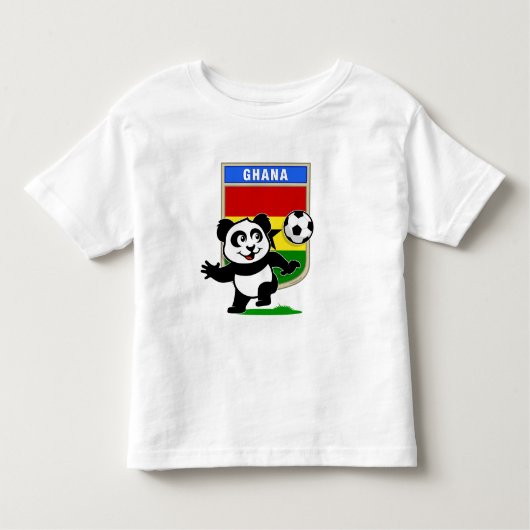 ガーナサッカーパンダ トドラーTシャツ (正面)