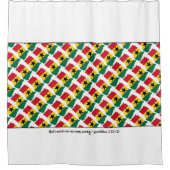 ガーナスタイリッシュ神の慈悲の嘆き3:23 シャワーカーテン (正面)