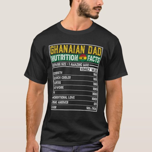 ガーナパパギフトパパヒーロー栄養父親s D Tシャツ (正面)