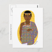 ガーナマトリヨスカハガキ ポストカード (正面/裏面)