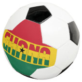 ガーナ国旗の愛らしい愛国心 サッカーボール (3/4)