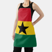 ガーナ国旗の愛ガーナ独立記念日 エプロン (インサイチュ)