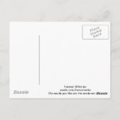 ガーナ国旗の誕生日 ポストカード (裏面)